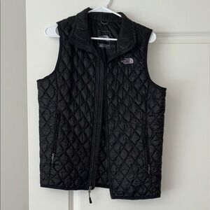 The North Face Black Quilted Vest